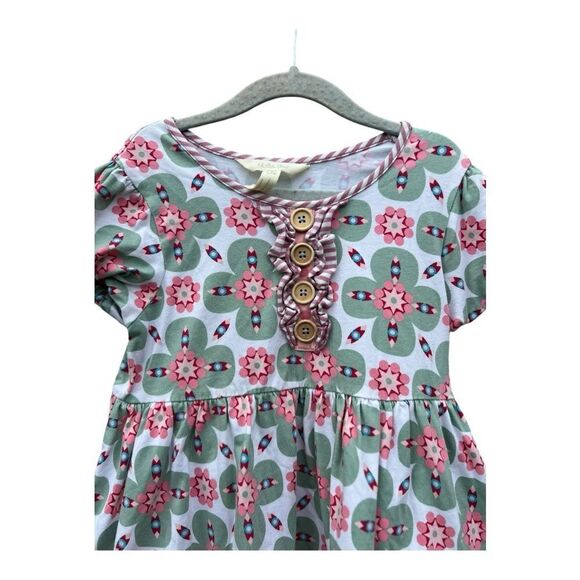 Matilda Jane Life Is A Beach Top Girls Happy and Free Shirt Size 8 preppy boho - Picture 3 of 5